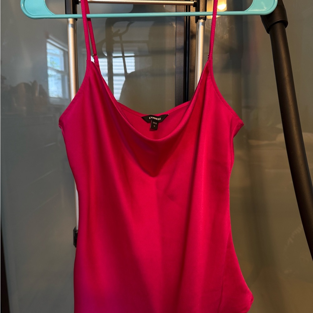 EXPRESS Hot Pink Silk Camisole